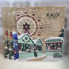 KALDI 紙袋　クリスマス柄4枚セット