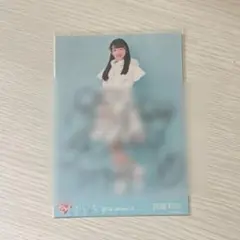 イコラブ 音嶋莉沙 生写真 ヒキ 直筆 僕らの制服クリスマス 白コート