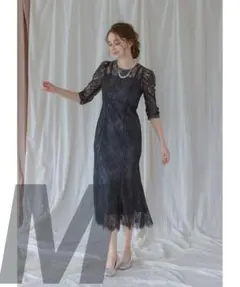 ★新品タグ付き★ドリードール　フラワーエアリーレースドレス結婚式同窓会お呼ばれ