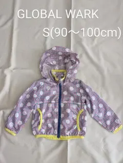 グローバルワーク ウィンドブレーカー チェック・ドット柄 90〜100