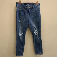 GAP レディース デニム／ジーンズ スキニージーンズ ダメージ オールシーズン