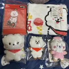 BT21 RJ ぬいぐるみ マスコット タオル キーホルダー セットのサムネイル