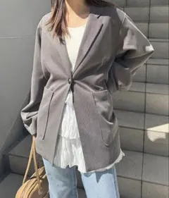 カスタネ　フレンチツイルライナージャケット