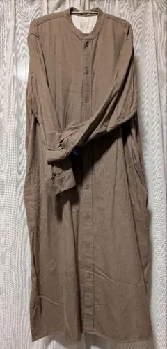 無印良品ブラウン 秋冬ワンピースL-XL