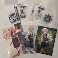 短時間限定出品★鬼滅の刃★不死川実弥★アクスタ&カード&実弥玄弥ゆらゆらアクリル