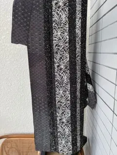 小紋　正絹　作家もの