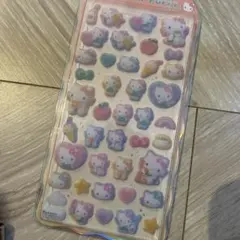 正規品　ハローキティ コットンパフィシール