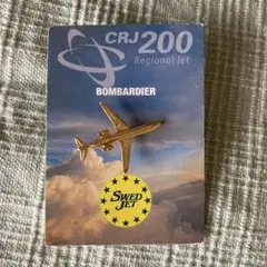CRJ200 ボンバルディア／ピンバッジ／未使用／BOMBARDIERのサムネイル