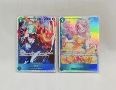 【2枚set】サボ　レベッカ　SR　神の島の冒険　ワンピースカード