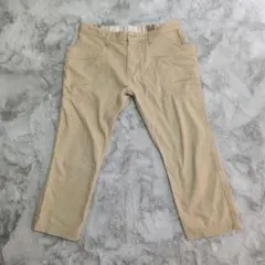 七分丈チノパン 大きいポケット ベージュ M