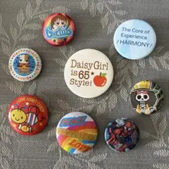 平成レトロ 缶バッジ セット 8個