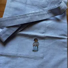 新品　Ralph Lauren 水色エプロン ポケット付きのサムネイル