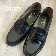 HARUTAローファー黒24cmEE ◯フォーマルシューズ　ハルタローファー美品