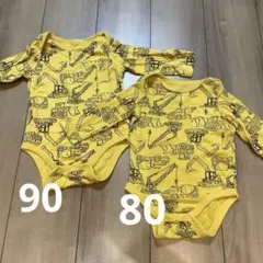 ベビーギャップ　働く車　80 90 まとめ売り　ロンパース