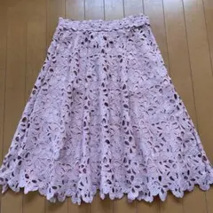 プロポーションボディドレッシング フレアレーススカート Mサイズ