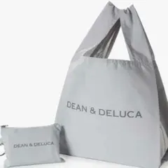 DEAN & DELUCA ポーチ付きエコバッグ グレー