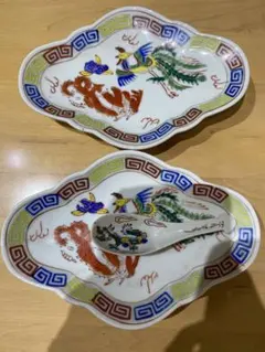 赤絵 ひょうたん（瓢） 向付 竹徳窯 梅峰 小皿 - メルカリ