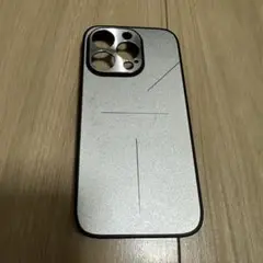 iPhone14Pro 用シルバーアルミ薄型ケース