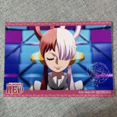 △ ONEPIECE 麦わらストア RED 特典ブロマイド ウタ - メルカリ