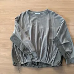 chocol raffine 長袖Tシャツ オリーブ カーキ 大きいサイズ