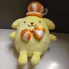 ポムポムプリン　サンリオ当たりくじ　ぬいぐるみマスコット　17cm