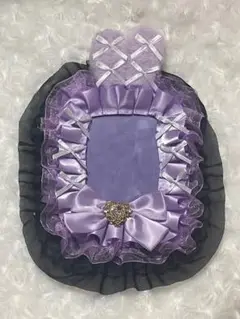 トレカケース うさ耳 紫&黒