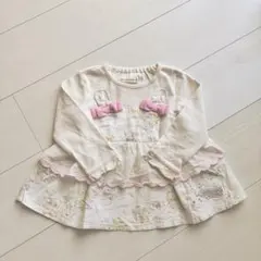 クーラクール 長袖 チュニック リボン 80cm