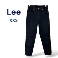 Lee リー　黒スキニーパンツ　日本製　XXS　ブラック　カジュアル　着回し