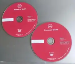 DELL製PCのResource Media 2枚セット