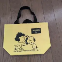 PEANUTS スヌーピー ランチバッグ イエロー