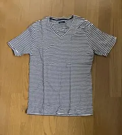 TOMORROWLAND ボーダー Vネック Tシャツ