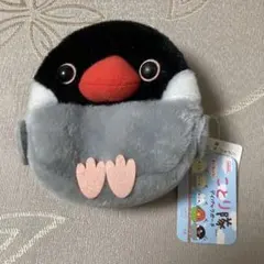 ことり隊 デイパックポーチ 文鳥　（訳あり）のサムネイル