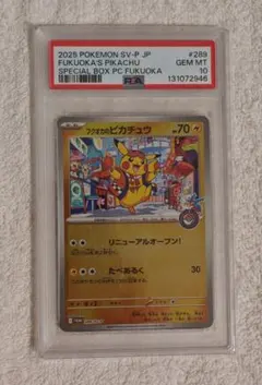 フクオカのピカチュウ P スカーレット&バイオレットスペシャルBOX