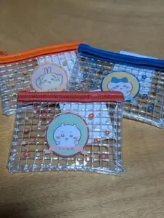 ちいかわ　ミニクリアポーチ３種セット