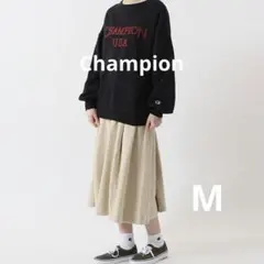 Champion チャンピオン スウェットスカート M ベージュ アニマル柄のサムネイル