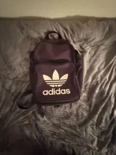 【Y2K】adidas バックパック リュック ビックロゴ 黒 即購入⭕️のサムネイル