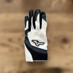 Mizuno 守備用手袋 ホワイト/ブラック