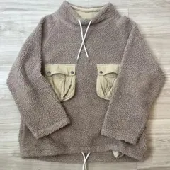 CHAH CHAH ボア フリース プルオーバー L