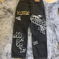 XLARGE グラフィティデザイン デニムパンツ