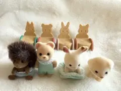 シルバニアファミリー　まとめ売り　人形　椅子