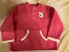 ミキハウスフリース素材トレーナー