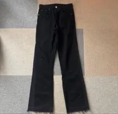 【美品】ZARA ザラ フレアデニムパンツ ブーツカット ジーンズ 黒38のサムネイル