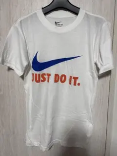 ナイキ JUST DO IT ロゴTシャツ ホワイトタグなし未使用 シール跡あり