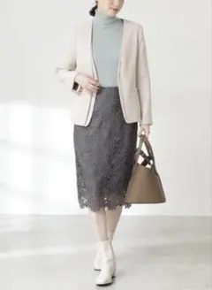 N. (N. Natural Beauty Basic) レースタイトスカート