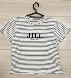 JILL by JILLSTUART ストライプ オーガニック刺繍ロゴTシャツのサムネイル