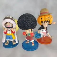 希少品　ワンピース　ワールドコレクタブルフィギュア　ルフィ　アフロ、ハロウィン