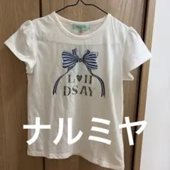 140cm ナルミヤ Tシャツ トップス 白Tシャツのサムネイル