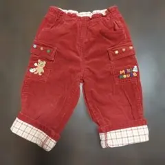 ミキハウス　コーデュロイパンツ　90
