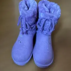 SKECHERS ムートンブーツ パープル