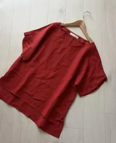 未使用COLLAGE GALLARDAGALANTEリネンブレンドブラウス手洗可 - メルカリ